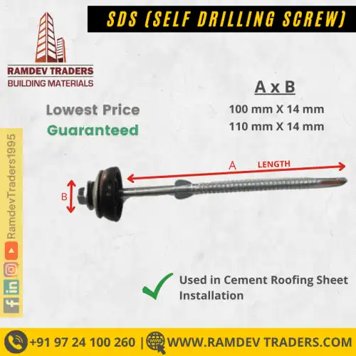 self drilling screws for cement roofing sheets