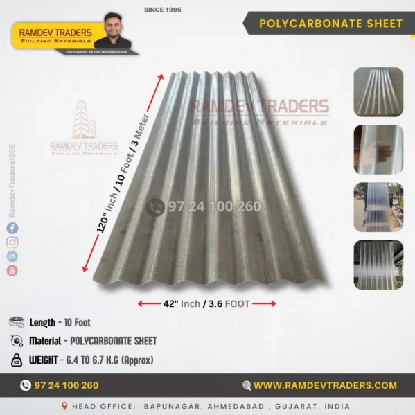 Polycarbonate Roofing Sheet